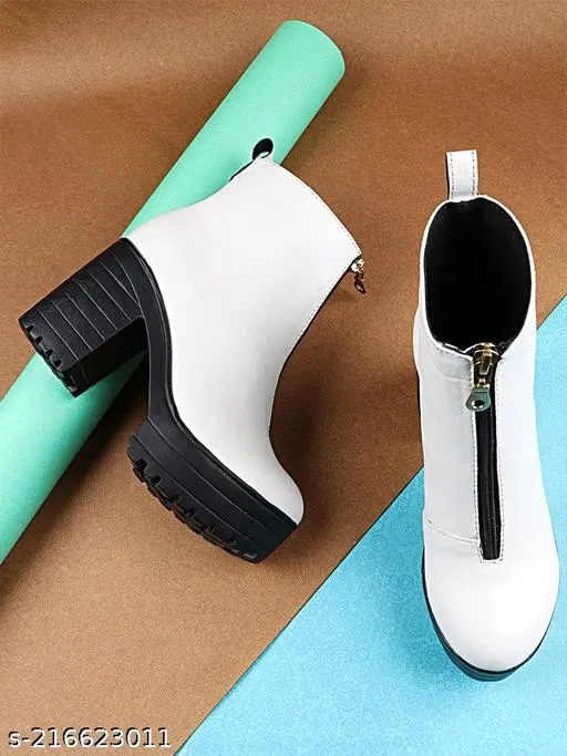 Shoetopia Girls Boots - White (9.5-10 Years)