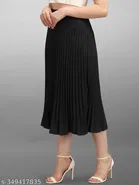 Crepe Skirts for Women 