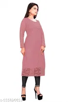 Net Kurti for Women,  Peach  