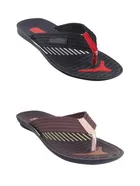 Flipflops for Men, Pack of 2, Multicolor 
