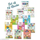 Bookford Exciting Combo set Coloring book for kids - Set of 12 books - Cartoon, Ships, and many more