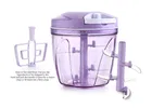 Plastic Manual Vegetables Chopper, Multicolor, 1000 ml