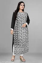 Georgette Embroidered Kurti for Women 
