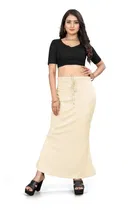 Lycra Solid Saree Petticoat for Women 