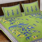 Cotton Double Bedsheet with 2 Pillow Cover 