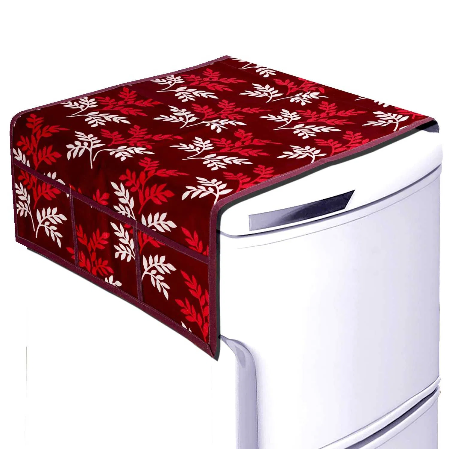 Refrigerator Covers (Maroon) (A-161)