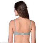 Cotton Blend Solid Padded Bra for Women 