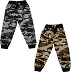 Cotton Blend Regular Fit Trackpants for Boys & Girls 