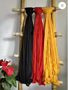 Cotton Blend Solid Dupatta for Women (Multicolor, 2 m) (Pack of 3)