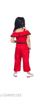 Rayon Printed Jumpsuit for Girls 