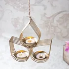 Decorative THREE EYE HANGING TELIGHT HOLDER 16.5x15x5.5cm