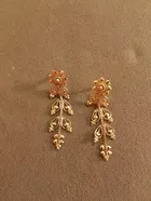 Gold Plated Drop Earrings for Women 