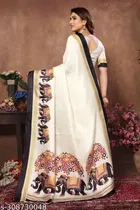 Khadi Printed Saree for Women 