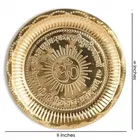 MAGIC PLUS Brass Pooja Thali- 