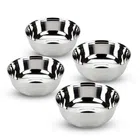 JENSONS Stainless Steel Bowl (250 mL each, Pack of 4)
