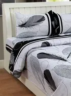 Printed Double Bedsheet with 2 Pillow Covers 