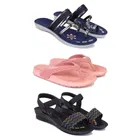 Combo of Flats with Slippers & Sandals for Women 