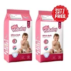 योबेबी बेबी डायपर मीडियम  2X32 Pcs 