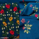 Cotton Silk Embroidered Kurta with Pant for Women 