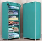 6 Layer Plastic Collapsible Shoe Racks 