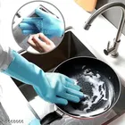 Silicone Cleaning Scrubber Gloves 