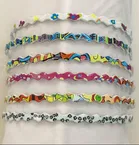 Kids Animal Printed Zig- Zag Hairband (Pack of 6)