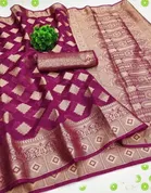 Organza Zari Woven Saree for Women 
