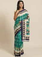 Khadi Printed Saree for Women 