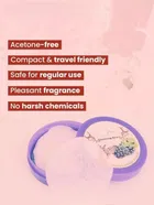 Basicare Nail Polish remover wipes Rose fragrance, 30 wipes