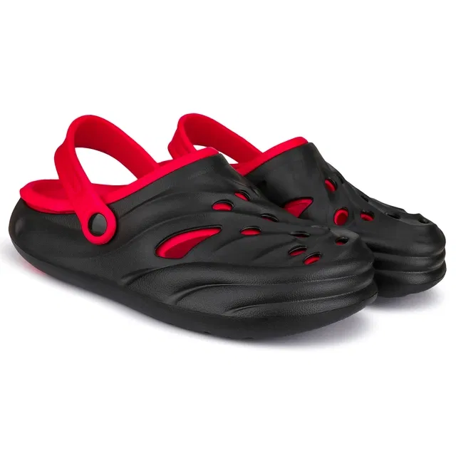 Bersache Clogs for Men (Red, 10)