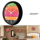 Khatu Craft Circle Clock Stripe printed 30x30cm