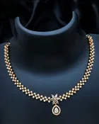 Zircon Gold-plated Necklace Set for Women 