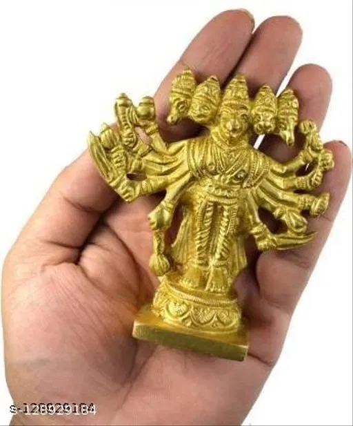 Hanuman Idol (Brass, Yellow)
