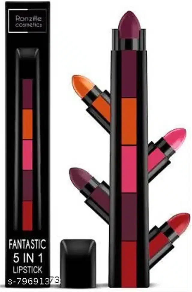 Ronzille 5-in-1 Matte Lipsticks (Multicolor)