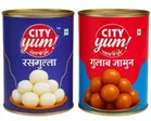 City Yum Gulab Jamun 1 kg + City Yum Rasgulla 1 kg