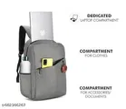 Fabric Backpack Bag, Grey