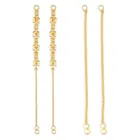 One Gram Gold Plated Alloy Ear Chain For Women's And Girl's 