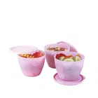 Fresherware Airtight Oval Containers Pack of 3 