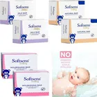 Combo of 2 Baby Nourishing Bar (100 g) & 2 Baby Milk Bar Soap (100 g) & 2 Baby Natural Bar Soap (100 g) (R1015)