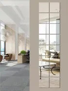 Acrylic Square Shaped Wall Mirror Stickers 