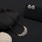 Alloy Mangalsutra with Earrings for Women 