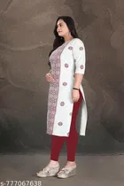 Floral Cotton Kurti for Women 