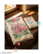 Cotton Linen Saree for Women 