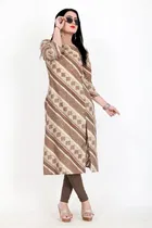 A-Line Crepe Kurti for Women 