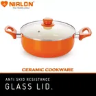 Aluminium Non Stick Sauce Pan with Glass Lid 
