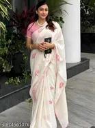Cotton Linen Saree for Women 