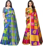 Mysore Silk Printed Saree for Women 