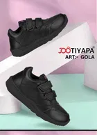 Jootiyapa School Shoes for Kids Gola-Black 