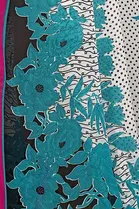 Kanooda Prints Georgette Women Saree With Un-stitched Blouse 