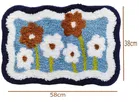 EW Flower Tufted Indoor Mat 